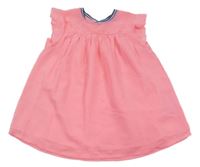 Neonově růžová žoržetová halenka Y.F.K.