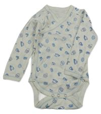 Bílo-modré zavinovací body s kačenkami, lodičkami a obrázky