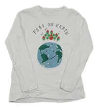 Bílé triko se zeměkoulí M&S