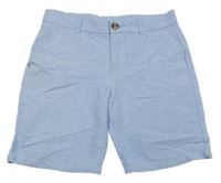 Světle modré melírované kraťasy H&M