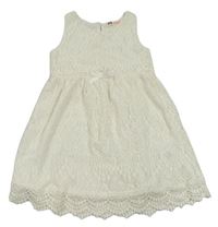 Bílé krajkové šaty H&M