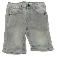 Šedé riflové skinny kraťasy Denim 