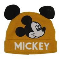 Hořčicová čepice s Mickeym Disney