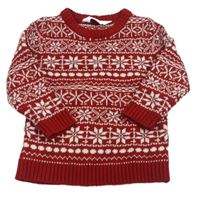 Černo-bílý vzorovaný svetr H&M
