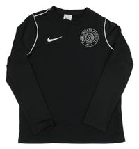 Černé funkční triko s výšivkou Nike