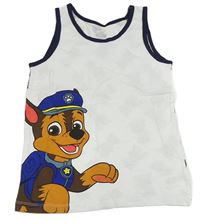 Bílé tílko s Tlapkovou patrolou Nickelodeon