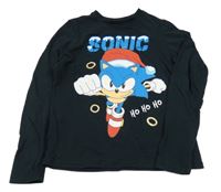 Černé triko se Sonicem 