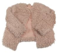 Světlerůžový kožešinový podšitý kabátek Matalan