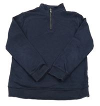 Tmavomodrá mikina se stojáčkem M&S