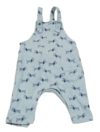 Světlemodré laclové tepláky s pejsky Next