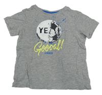 Šedé tričko s překlápěcími flitry S. Oliver