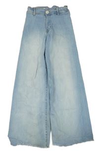 Světlemodré wide leg rifle Zara