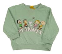 Světlezelená mikina se Snoopym 