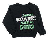 Černá mikina s nápisem Little kids