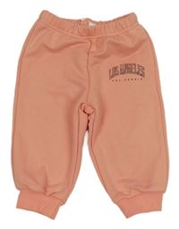 Lososové tepláky s nápisem Shein