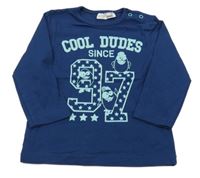 Tmavomodré triko s číslem Ergee 