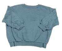 Modrošedá oversize mikina George 