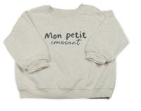 Světlerůžová oversize mikina s nápisem F&F