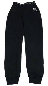 Černé tepláky s logem River Island