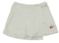 Bílá tepláková skort sukně s rybkou Kids 