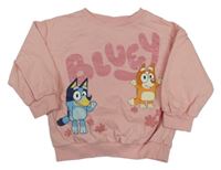 Světlerůžová mikina s Bluey Matalan