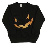 Černá mikina s dýní AWDis