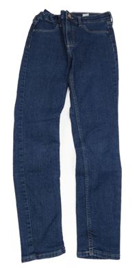 Modré skinny fit waist rifle H&M