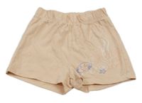 Pudrové kraťasy se želvičkou so cute