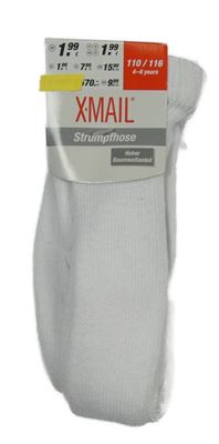 Nové - bílé punčoháče X-MAIL