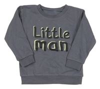 Tmavošedá mikina s nápisy St. Bernard