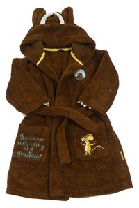 Hnědý chlupatý župan s kapucí - Gruffalo M&S