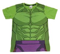 Zeleno-fialové tričko - Hulk Marvel