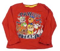 Červené triko s Paw Patrol Nickelodeon