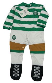 Nové - Zeleno-bílý pruhovaný fotbalový overal - Celtic