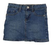 Modrá riflová sukně Kiabi