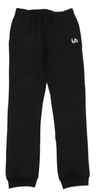 Černé tepláky s výšivkou LA Gear