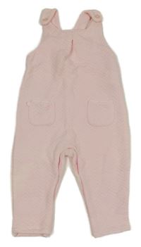 Růžové prošívané laclové tepláky Obaibi