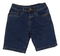 Tmavomodré riflové kraťasy C&A