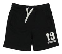 Černé sportovní kraťasy s číslem Topolino