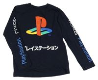 Tmavomodré triko s logem PlayStation Next