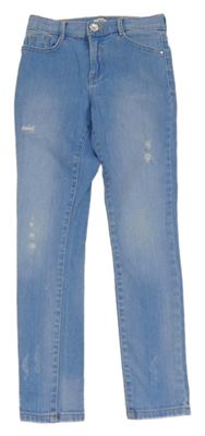 Světlemodré skinny rifle s prošoupáním River Island