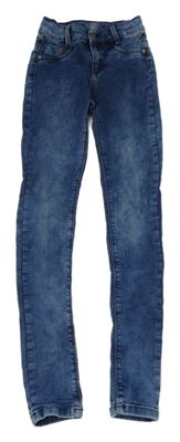 Modré super skinny rifle Blue Effect