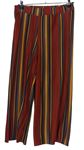 Dámské barevné plisované culottes kalhoty Primark