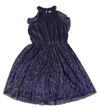 Fialovo-barevné třpytivé šaty John Lewis
