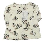 Smetanové triko s Minnie H&M