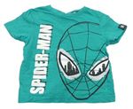 Zelené melírované tričko se Spidermanem Primark