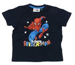 Tmavomodré tričko se Spidermanem 