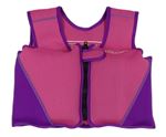 Růžovo-fialová neoprenová plovací vesta 