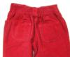 Červené sametovo/riflové kalhoty s flitry zn. George