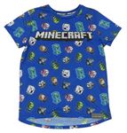 Modré tričko Minecraft Primark